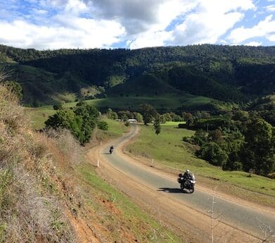 Spectacular views on the Queensland approach to the Lions Rd - sturgis