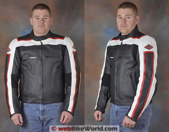 M-Tech T-Sport Leather Jacket Front Side Views