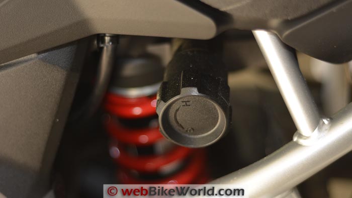 Suzuki V-Strom 1000 ABS Rear Shock Adjuster