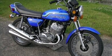 1975 Kawasaki 750 historic motorcycles