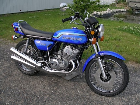 1975 Kawasaki 750 historic motorcycles