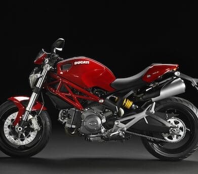 Ducati Monster 659 motorcycle sales imports