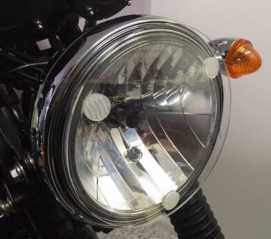 Triumph Bonneville T100 headlight protector