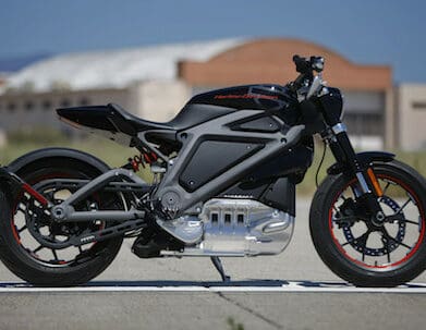 Harley Davidson LiveWire electric motorcycle