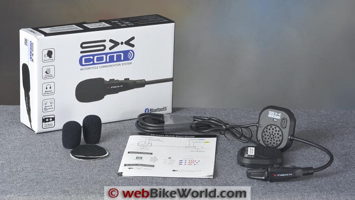 Nexx SXCOM Motorcycle Intercom System