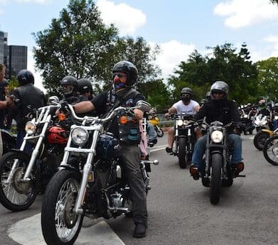 Riders at VLAD protest rally - vlad laws