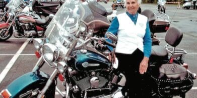 Gloria at Sturgis Motorcycle Rally