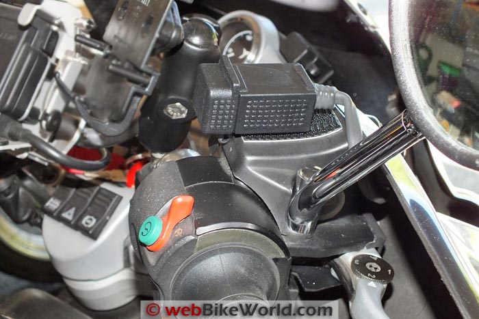 Burns Moto USB Charger on BMW