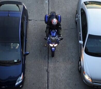 lane-splitting lane filtering tailgater education campaign