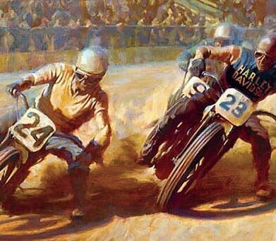 Motorcycle art at the Sturgis rally