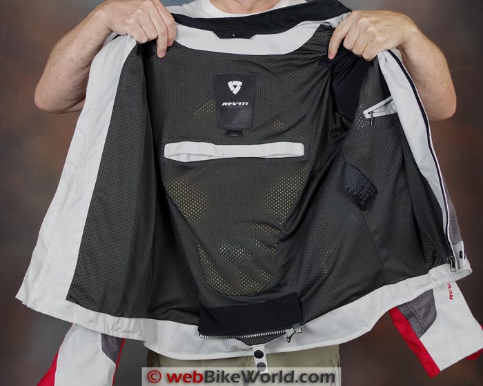 Rev'it Jacket With Forcefield Back Protector Insert