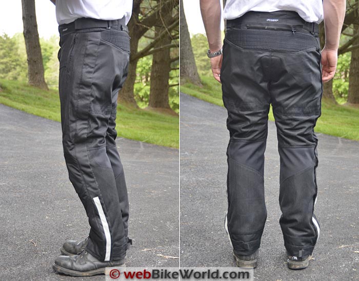 Pilot Omni Pants Side Rear Views