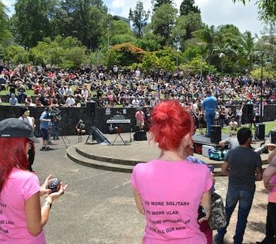 Anti-VLAD protesters at january 26 rally vlad laws