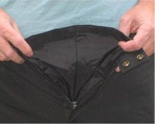 Pants zipper