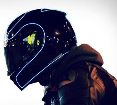 LightMode motorcycle helmet