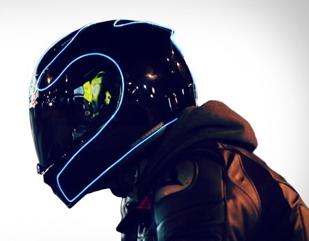 LightMode motorcycle helmet