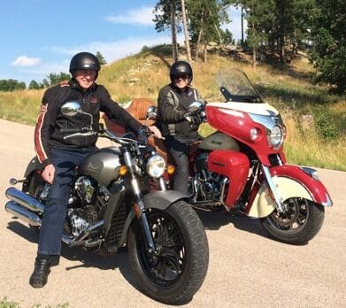 John Munro and MotorbikeWriter on the Indian Scout and Roadmaster whisky