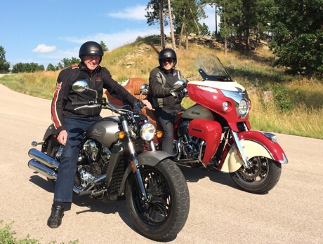 John Munro and MotorbikeWriter on the Indian Scout and Roadmaster whisky