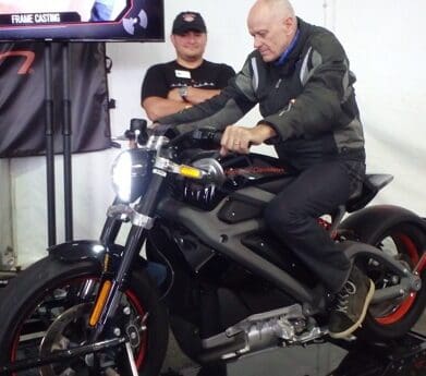 Riding the LiveWire electric Harley at the Sturgis Mortorcycle Rally