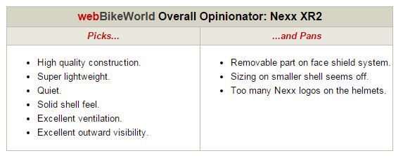 Nexx XR2 Opinionator