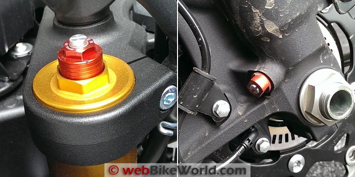 Suzuki V-Strom 1000 ABS Suspension Adjustment