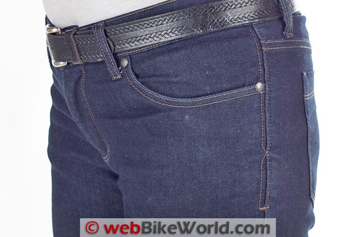 Resurgence Gear Women's Jeans Left Hip Close-up