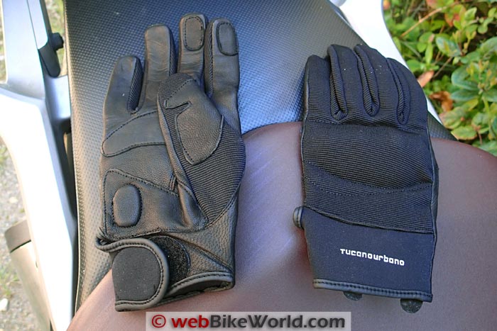 Tucano Urbano Calamaro Gloves Top and Palm Views