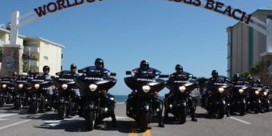 Daytona Beach Police on Victory Motorcycles
