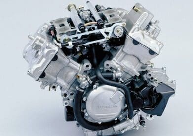 Honda VFR800 VTEC engine with variable valve timing