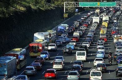 Melbourne roads lane filtering more often congestion promote