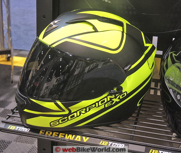 Scorpion EXO-R1200 Yellow Black