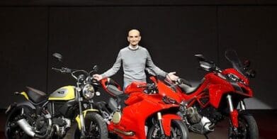 Ducati boss with Scrambler, Panigale and Multistrada