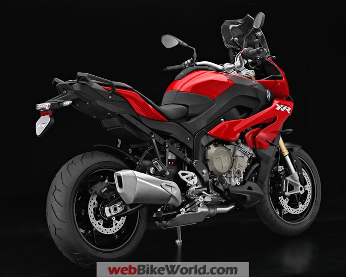 BMW S1000XR Red Right Rear