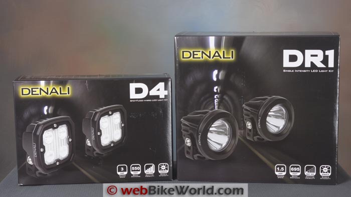 Denali D4 vs. DR1 Auxiliary Lights
