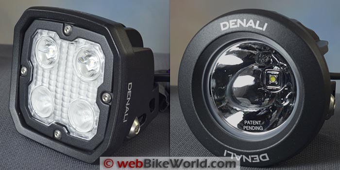 Denali D4 vs. DR1 Lens Front View