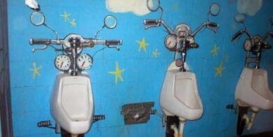 Motorcycle urinal