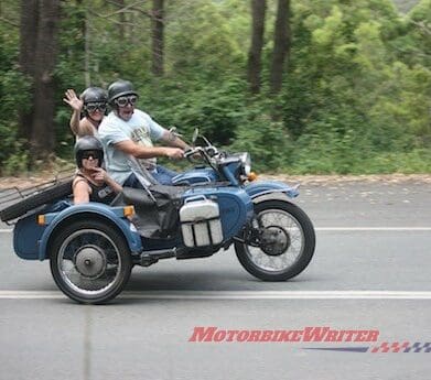 motorcycle wave