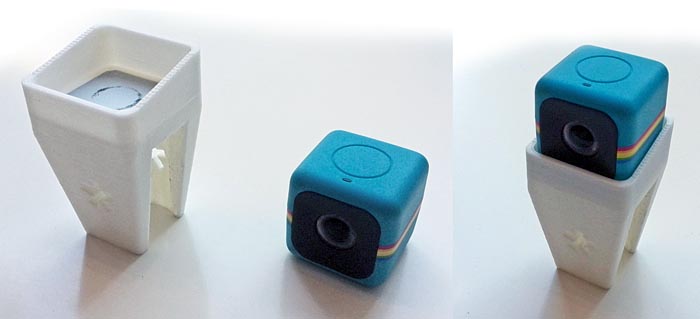 Polaroid Cube Camera Holder Close-up