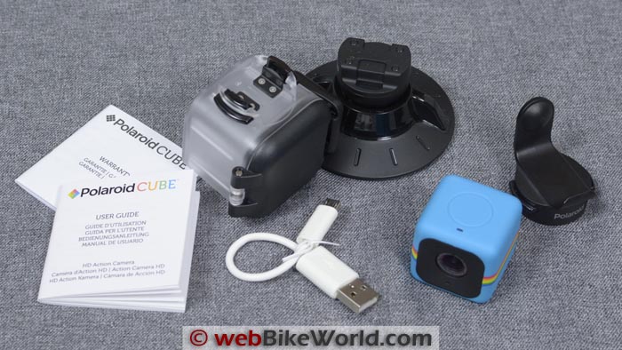 Polaroid Cube Kit Contents