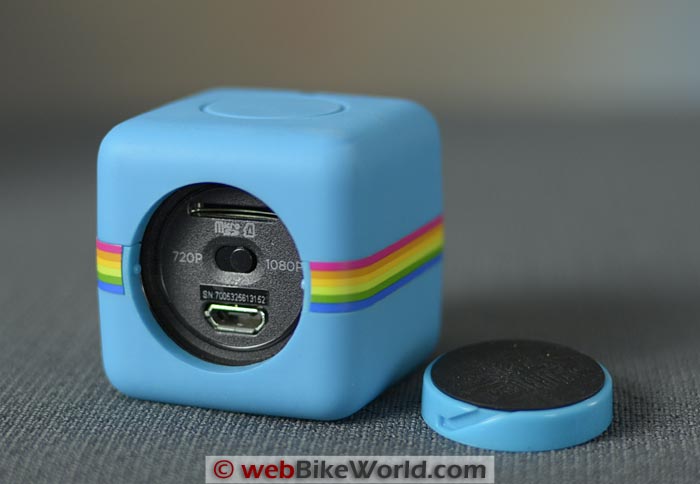 Polaroid Cube With Cover Removed