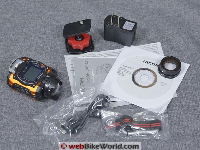 Ricoh WG-M1 Kit Contents