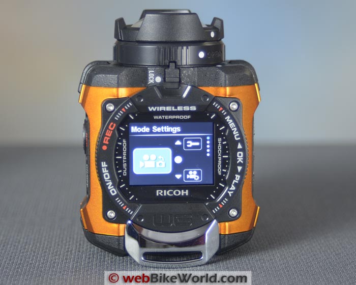 Ricoh WG-M1 Action Camera Menu