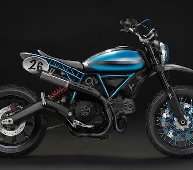 Ducati Scrambler Blue