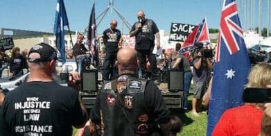 Freedom Ride protest in Canberra