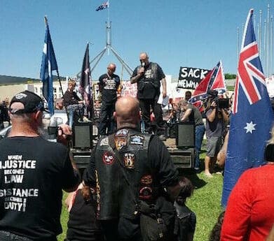 Freedom Ride protest in Canberra