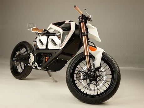 Zero electric motorcycle customised by Bruno