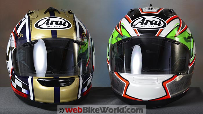 Arai Corsair V Nicky 5 and Isle of Man TT Limited Editions Front