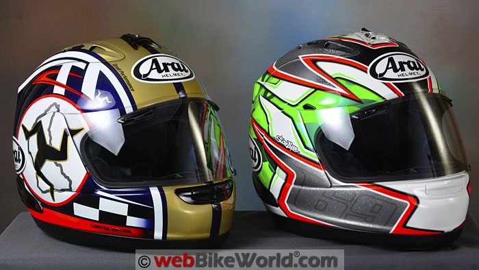 Arai Corsair V Nicky 5 and Isle of Man TT Limited Edition Helmets