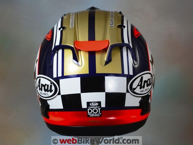 Arai Corsair V Nicky 5 and 2015 Isle of Man TT - webBikeWorld