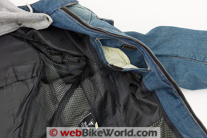 Bull-it Roadster Jacket Left Inside Pocket